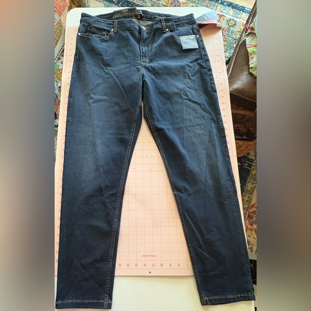 Jones New York Luxe Lexington Skinny Jean Sz 16 NWT